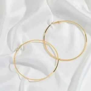 Brinco de argola 5.6CM – Cor PRATA ou DOURADO